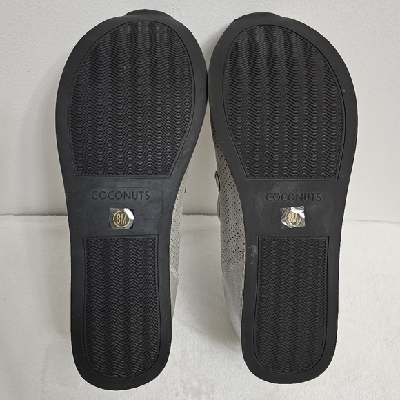 Coconuts by Matisse Bess Metallic Silver Kiltie Fringe Chain Platform Slip- On - Picture 11 of 15